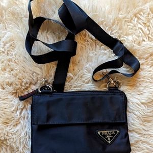 Prada small nylon crossbody purse